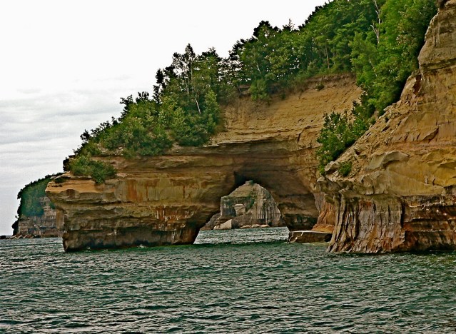Natural Arch, Shore of Lake Superior Natural Arch, Shore of Lake Superior