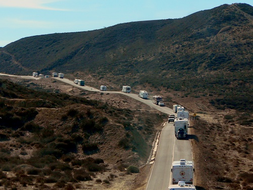 through the mountains to Catavina