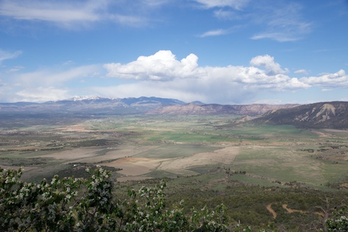 View From the Top of the park, 8500 ft.