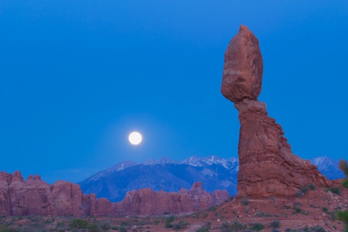 Balanced Rock by Moonlight
