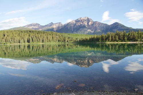 Patricia Lake and Pyramid Mountain