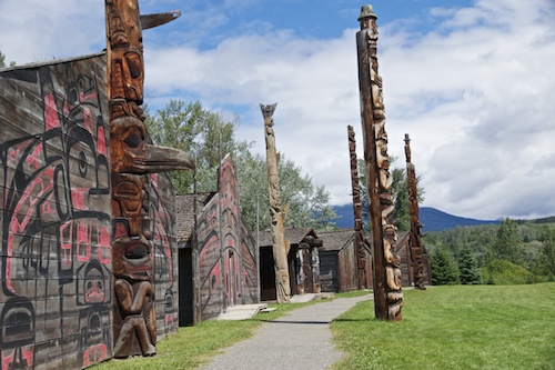 'Ksan Historical Village in Old Hazelton