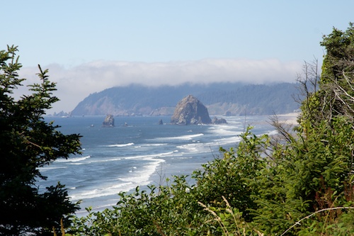 Canon Beach from afar