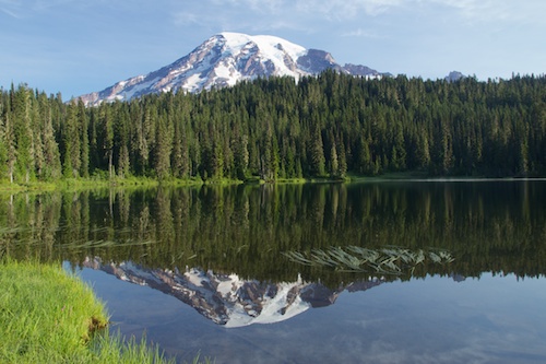 Mt. Rainier and Reflection Lake