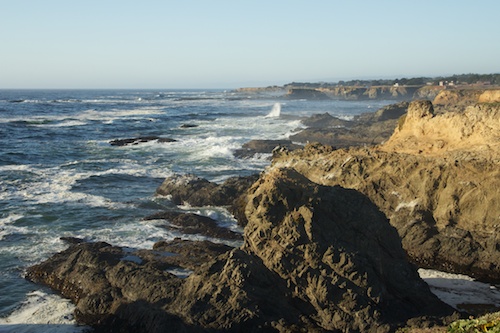 This is rugged coast....