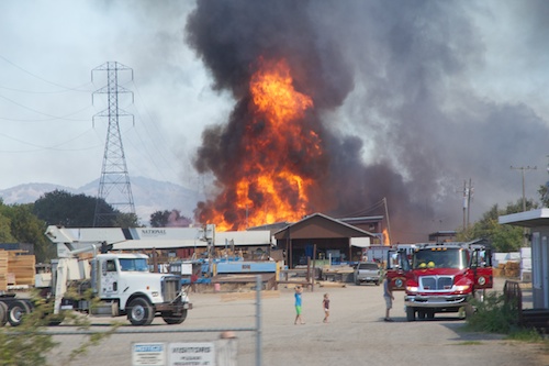 Another obstruction on the way to camp