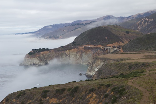 The road to Big Sur