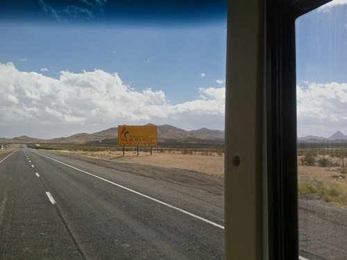 Heading into windstorms and blowing sand